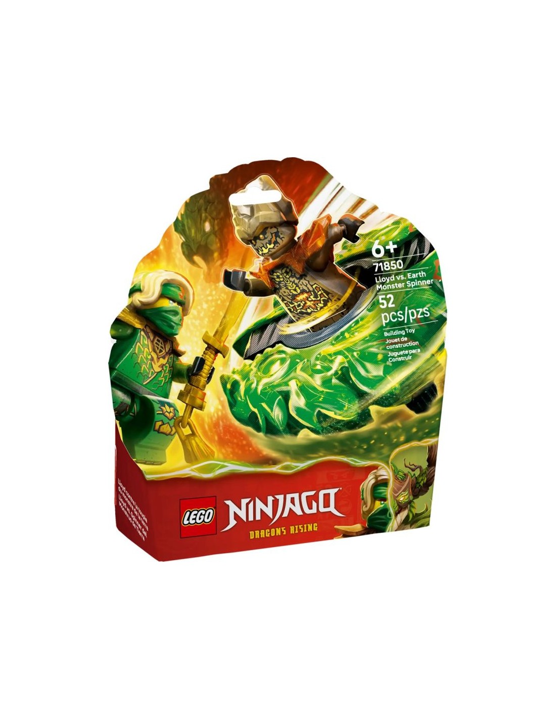 Lloyd LEGO NINJAGO 71850 Lloyd vs Elemental Monster Spinner Battle