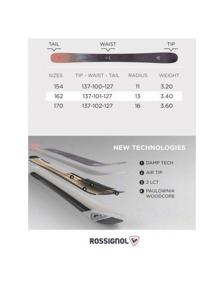 ROSSIGNOL RALLYBIRD 102 OPEN skis