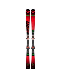 ROSSIGNOL HERO SL 150 R22 skis LOOK SPX 12 Rockerace Hot Red bindings