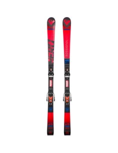 ROSSIGNOL HERO Athlete GS PRO R21 skis LOOK NX7 GW B73 bindings Black Hot Red