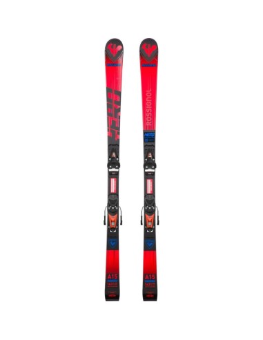 ROSSIGNOL HERO Athlete GS PRO R21 skis LOOK NX7 GW B73 bindings Black Hot Red