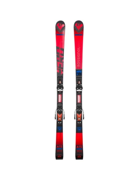 ROSSIGNOL HERO Athlete GS PRO R21 skis LOOK NX7 GW B73 bindings Black Hot Red