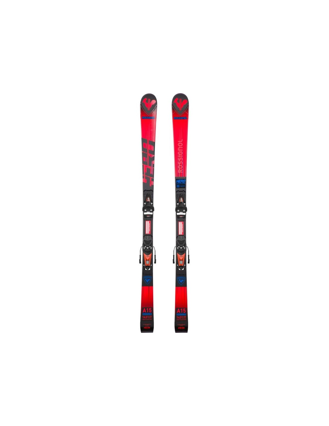 Rossignol ROSSIGNOL HERO Athlete GS PRO R21 skis LOOK NX7 GW B73 bindings Black Hot Red