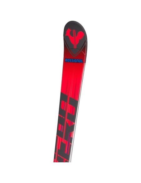 ROSSIGNOL HERO Athlete GS PRO R21 skis LOOK NX7 GW B73 bindings Black Hot Red