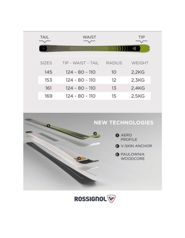 ROSSIGNOL ESCAPER 80 Open ski touring skis