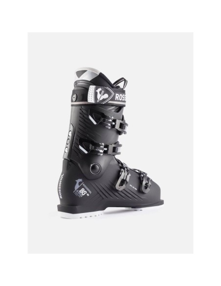 ROSSIGNOL HISPEED 80 Hv Ski Boots Black Silver
