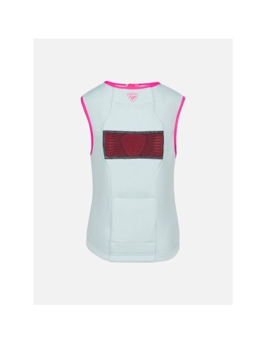 ROSSIGNOL FLEXVENT VEST KIDS AQUA blue children's ski protector