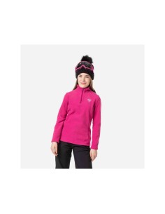Rossignol Girl 12 Zip Fleece Sweatshirt Pink