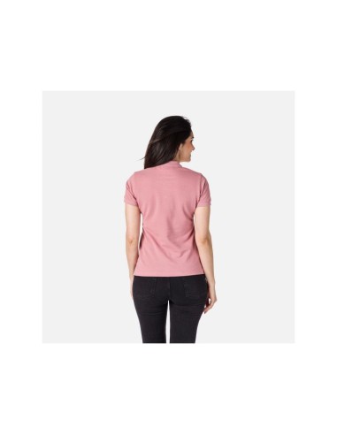 ROSSIGNOL W Logo Polo Shirt Pink