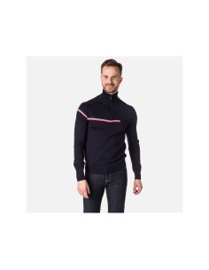 ROSSIGNOL Major 12 Zip Sweater Navy Blue