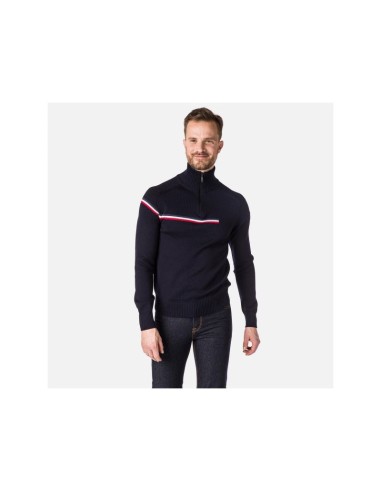 ROSSIGNOL Major 12 Zip Sweater Navy Blue