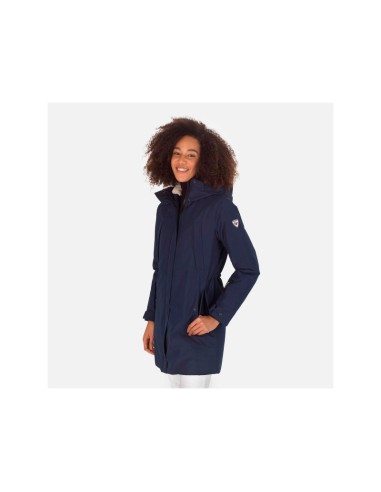 ROSSIGNOL W Parka Coat Navy Blue