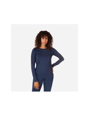 ROSSIGNOL W Skpr Ls Tee Navy Blue Thermal Tshirt
