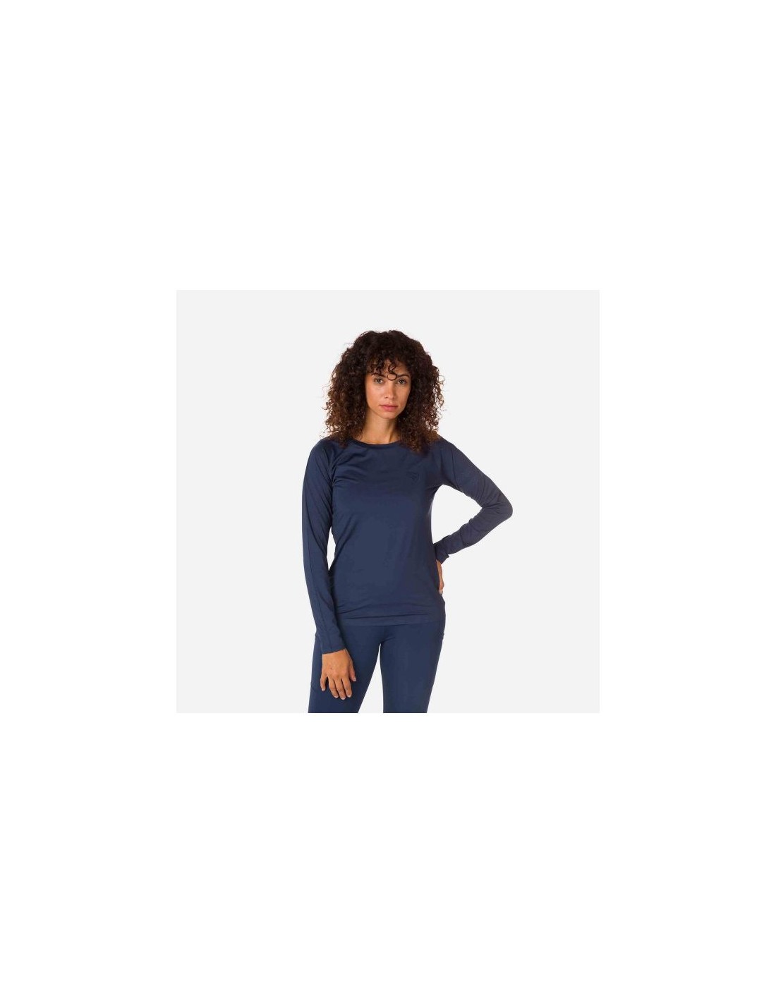Rossignol ROSSIGNOL W Skpr Ls Tee Navy Blue Thermal Tshirt
