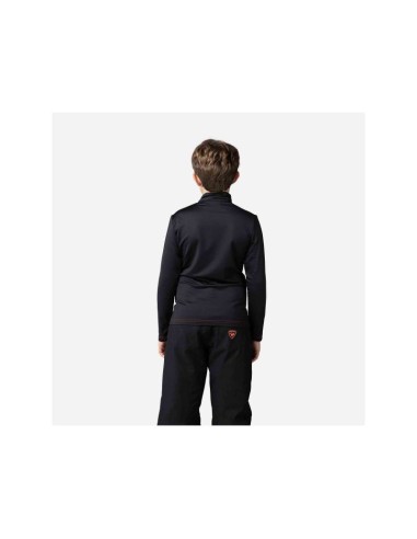 ROSSIGNOL Boy Hero 12 Zip Warm Stretch Sweatshirt Black