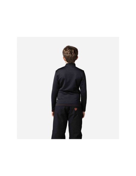 ROSSIGNOL Boy Hero 12 Zip Warm Stretch Sweatshirt Black