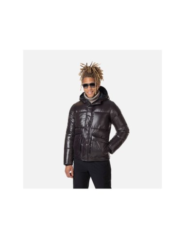 Rossignol Shiny Hoodie Parka Jkt Black