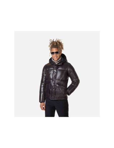 Rossignol Shiny Hoodie Parka Jkt Black