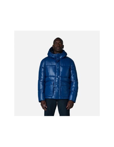 Rossignol Shiny Hoodie Parka Jkt Navy Blue