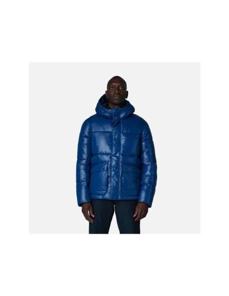 Rossignol Shiny Hoodie Parka Jkt Navy Blue