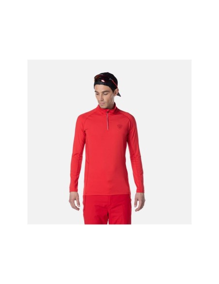 Rossignol Classique 12 Zip Tshirt red