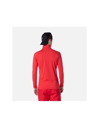 Rossignol Classique 12 Zip Tshirt red