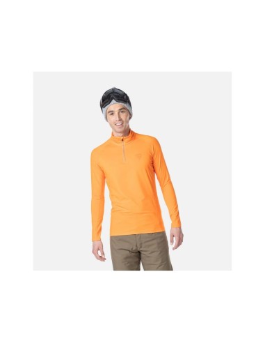 Rossignol Classique 12 Zip TShirt Orange