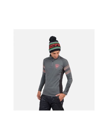 Rossignol Classique Hero 12 Zip TShirt Gray