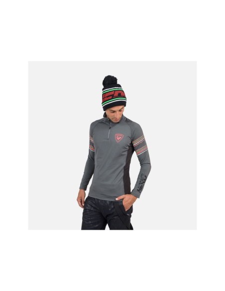 Rossignol Classique Hero 12 Zip TShirt Gray