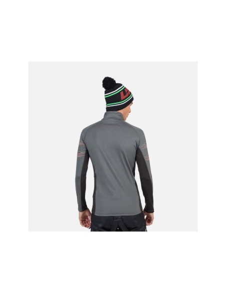 Rossignol Classique Hero 12 Zip TShirt Gray