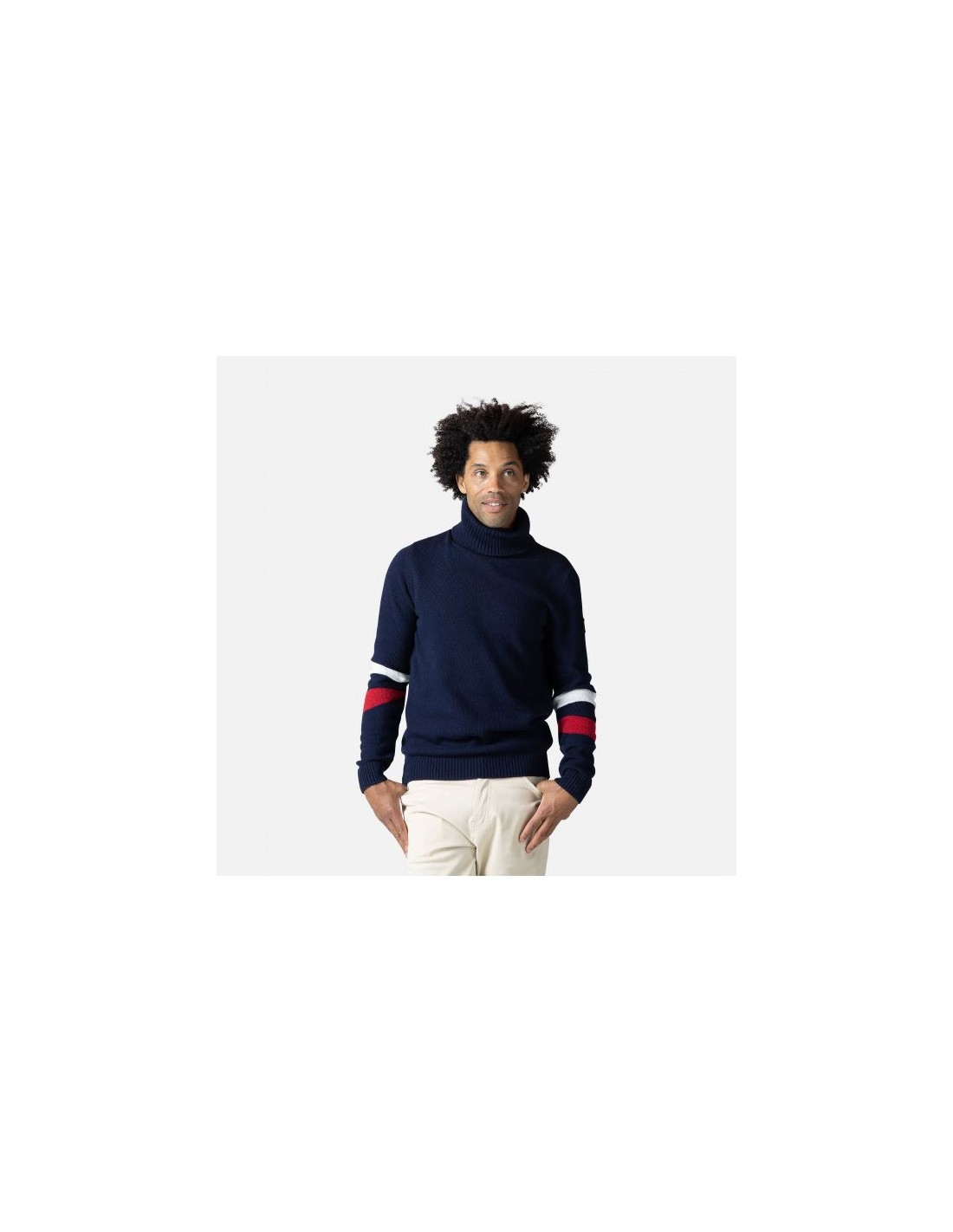 Rossignol Signature Rl Knit Navy Blue Sweater