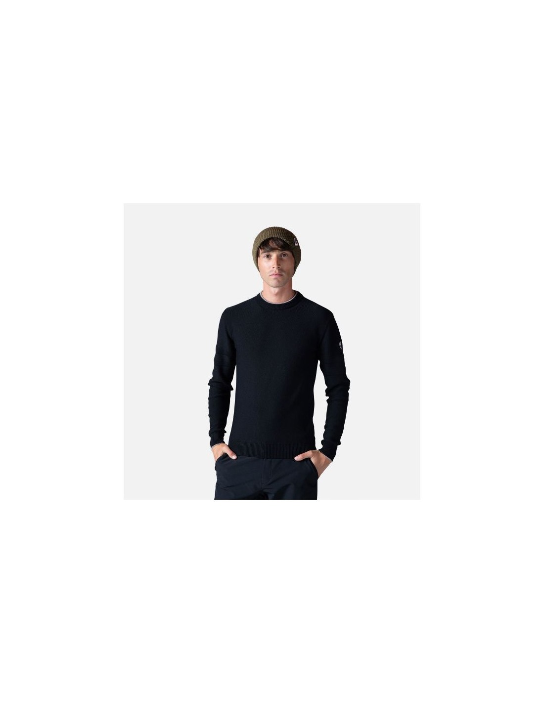 Rossignol Stripes Rn Knit Sweater Black