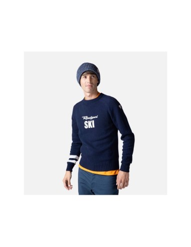 Rossignol Signature Rossignol Knit Navy Blue Sweater