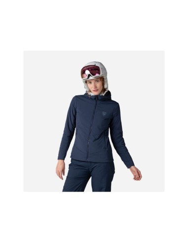 Rossignol W Opside Hoodie Jkt Navy Blue