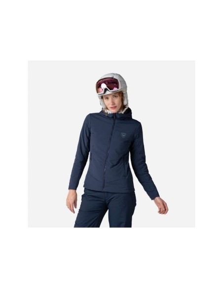 Rossignol W Opside Hoodie Jkt Navy Blue