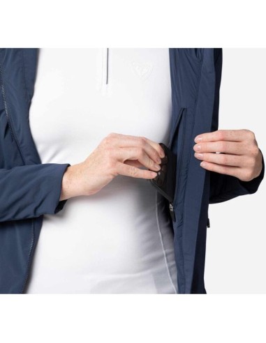 Rossignol W Opside Hoodie Jkt Navy Blue