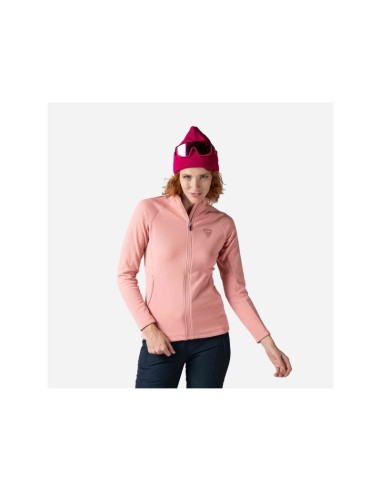 Rossignol W Classique Clim Pink Sweatshirt