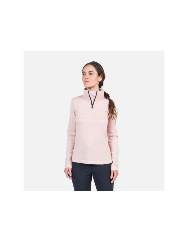 Rossignol W Resort 12 Zip TShirt Pink