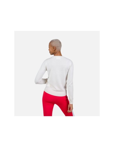 Rossignol W Esther Round Neck Sweater White