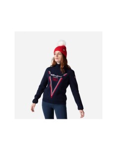 Rossignol W Victoire Tn Knit Navy Blue Sweater