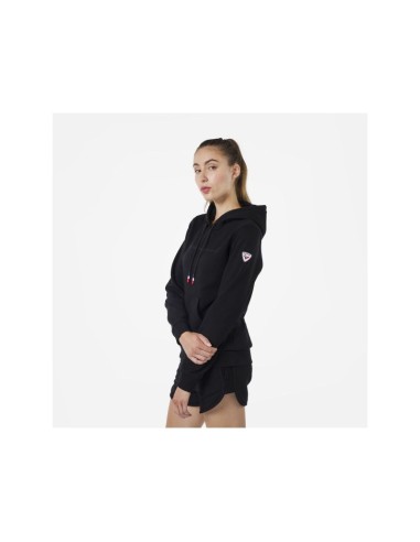 Rossignol W Logo Sweat Hood Fl black
