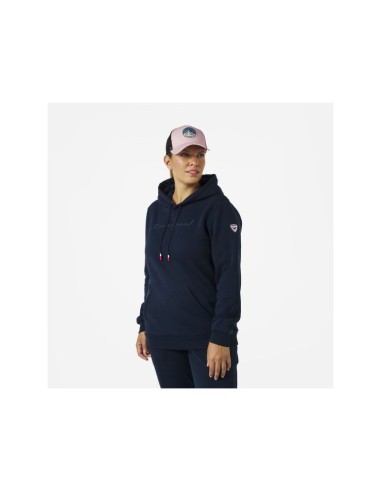 Rossignol W LOGO SWEAT HOOD FL navy blue
