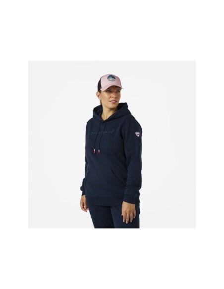 Rossignol W LOGO SWEAT HOOD FL navy blue