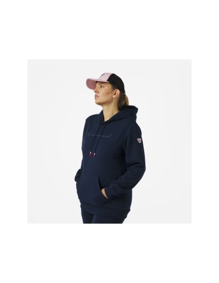 Rossignol W LOGO SWEAT HOOD FL navy blue