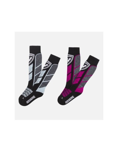 Rossignol Jr Thermotech 2P Socks Pink