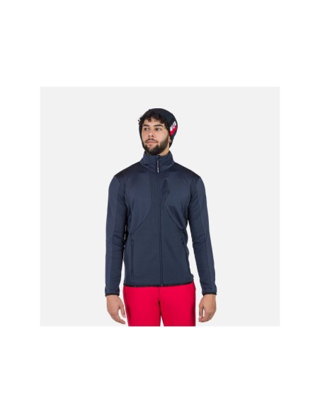 Rossignol Diretta Fleece Fz Navy Blue Sweatshirt