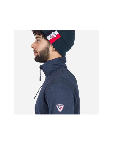 Rossignol Diretta Fleece Fz Navy Blue Sweatshirt