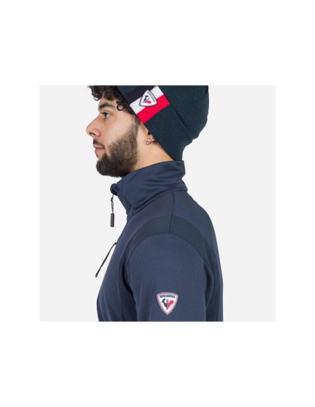 Rossignol Diretta Fleece Fz Navy Blue Sweatshirt