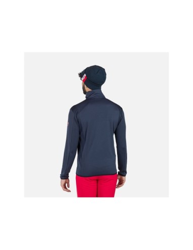 Rossignol Diretta Fleece Fz Navy Blue Sweatshirt