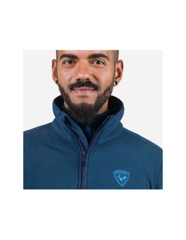 Rossignol Strawpile Fleece Fz Navy Blue Sweatshirt